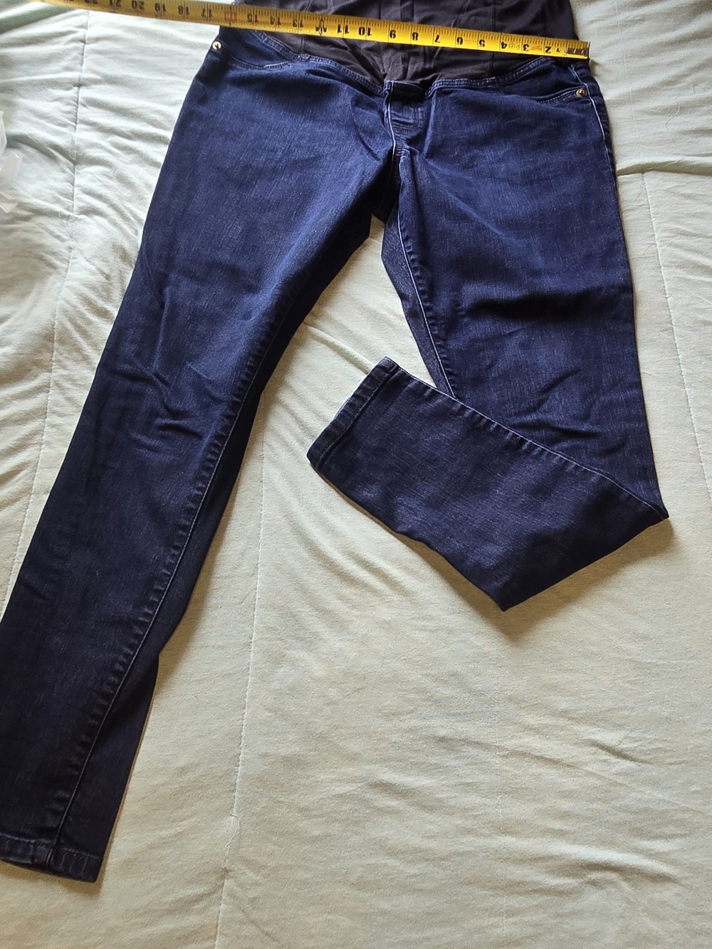 Pregnancy Dark Blue Women's Skinny Jeans